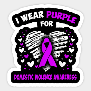 Domestic Violence Awareness Sticker